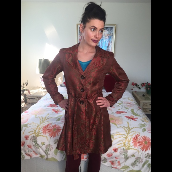 Irradecent Orange, Tan and Brown Jacket - Picture 1 of 8